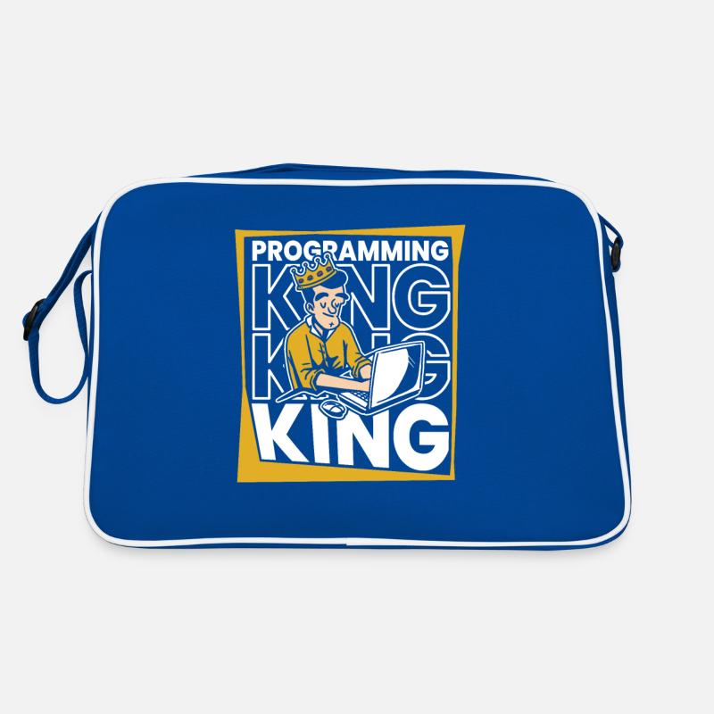 Développeur Coder Programmeur King Sac Retro