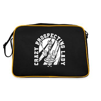 Prospectors Digging Treasure Lady - Retro Bag - black/gold - Back