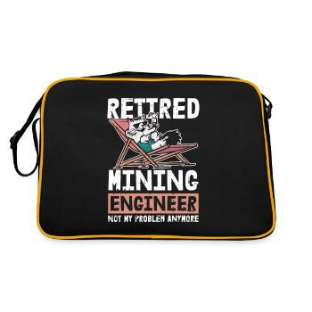 Ingénieur Retraité Ingénieur minier - Sac Retro - noir/or - Dos