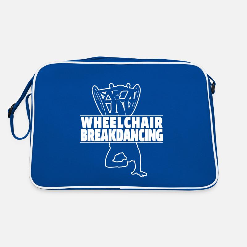 Breakdance Breakdancer Breakdancing Rollstuhl Retro Tasche