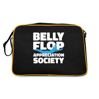 Diving Diver Belly clap - Retro Bag - black/gold - Back