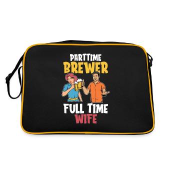 Craft Beer Craft Beer Wife - Retro Bag - black/gold - Back