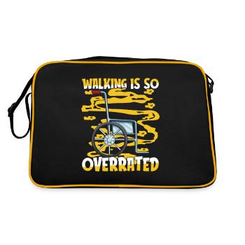 Wheelchair Wheelchair Fun - Retro Bag - black/gold - Back