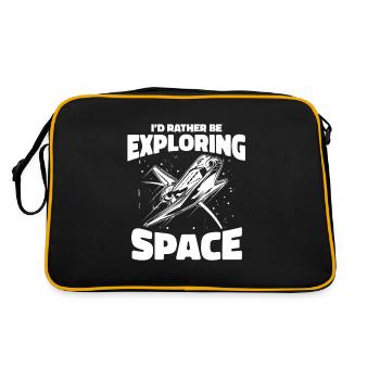 Espace Espace Sarcastique - Sac Retro - noir/or - Dos