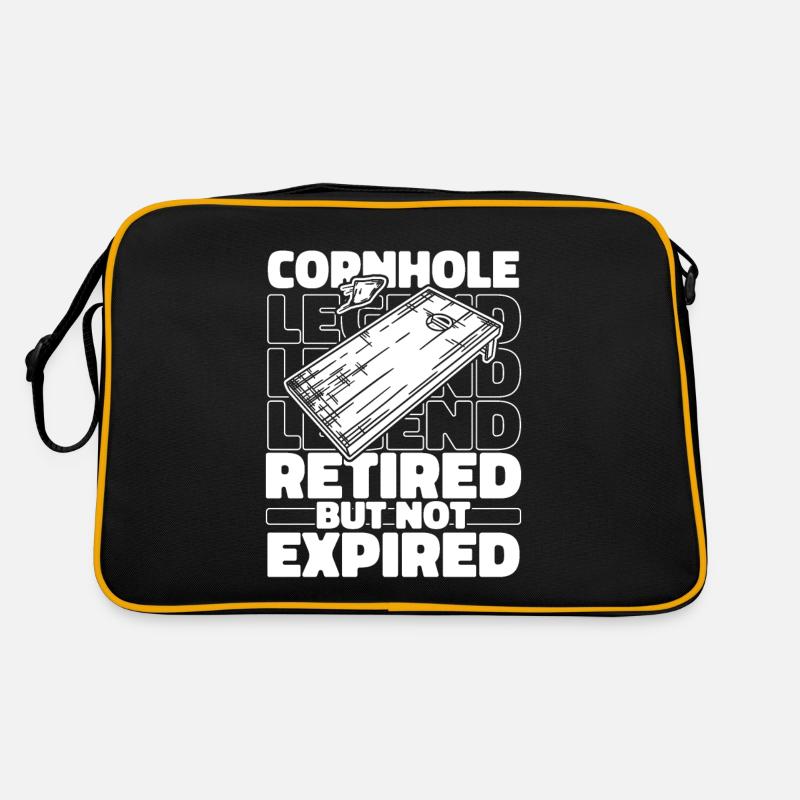 Cornhole Blind Hole Game in Retirement Retro Bag
