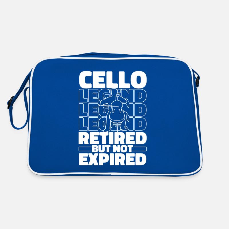Retired cello cellist Retro Bag