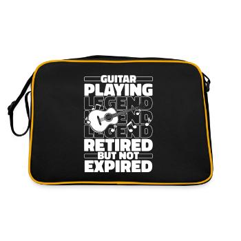 Retired acoustic guitar - Retro Bag - black/gold - Back