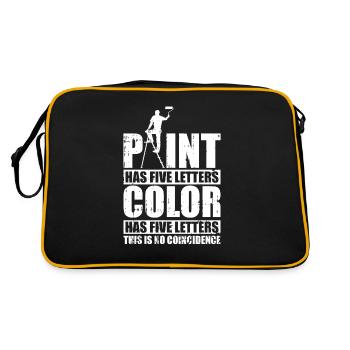 Painter Painter Funny - Retro Bag - black/gold - Back