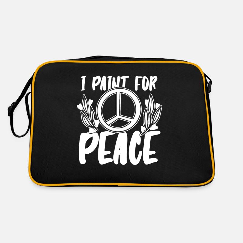 painter painter peace Retro Bag