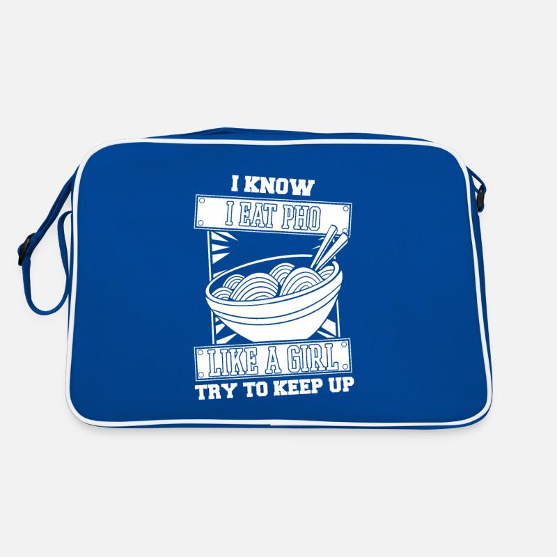 Pho Bowl Mädchen Retro Tasche