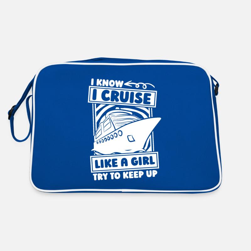 fille de bateau de croisière Sac Retro