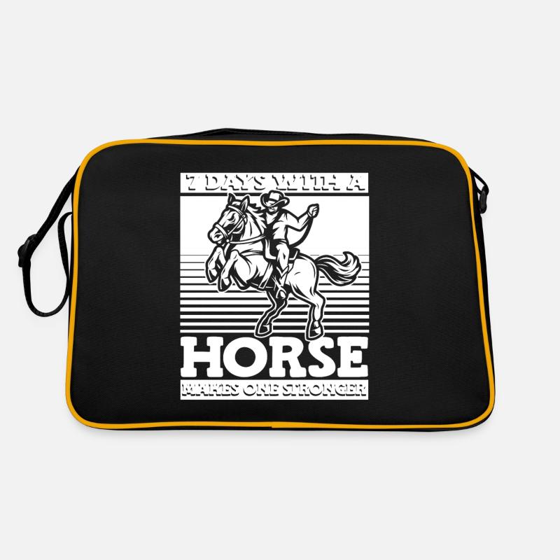 Cheval Humour Endurance Équitation Sac Retro