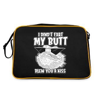 Bartagame Humour du dragon barbu - Sac Retro - noir/or - Dos