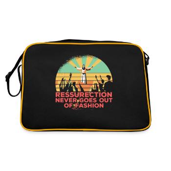 Christ Christianisme - Sac Retro - noir/or - Dos