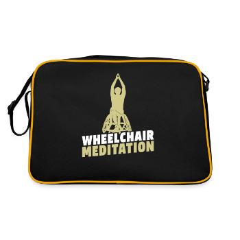 Meditation Meditation Wheelchair - Retro Bag - black/gold - Back
