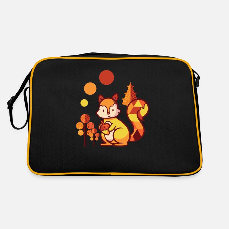 Eichhörnchen Retro Tasche