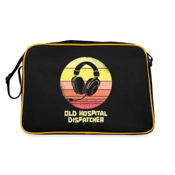 Emergency call control center operations center - Retro Bag - black/gold - Back