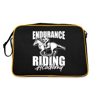 Horse Equestrian Academy Endurance Riding - Retro Bag - black/gold - Back