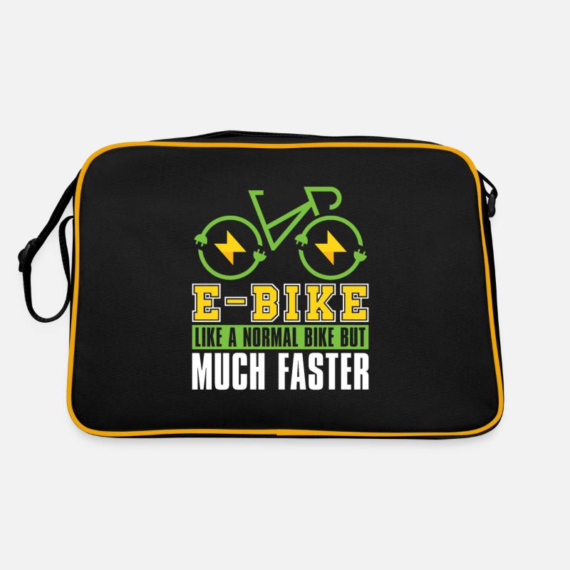 Vélo de route Cycliste E Bicyclette Sac Retro
