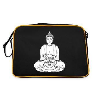 Buddha Buddhist - Retro Bag - black/gold - Back