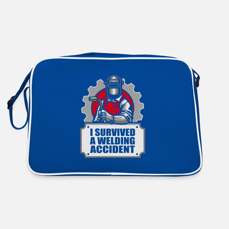 Welder locksmith humor Retro Bag