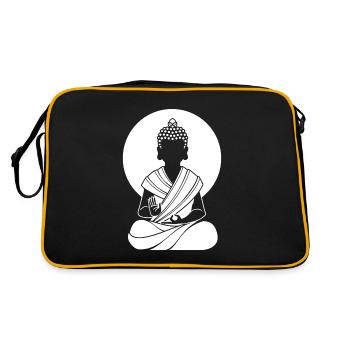 Buddha Buddhist - Retro Bag - black/gold - Back