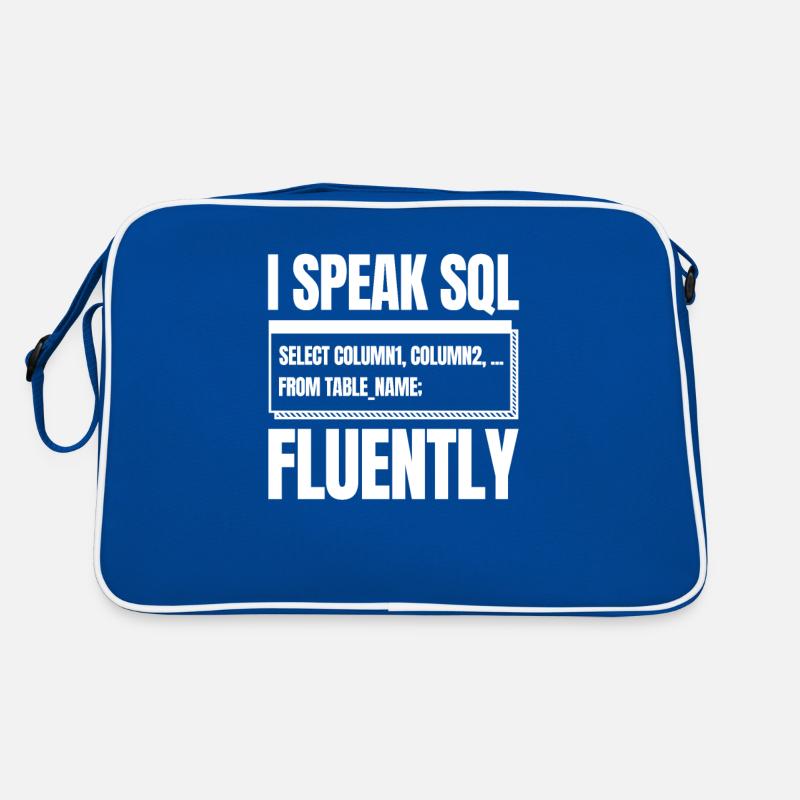 Developer Coder Programmer Sql Retro Bag