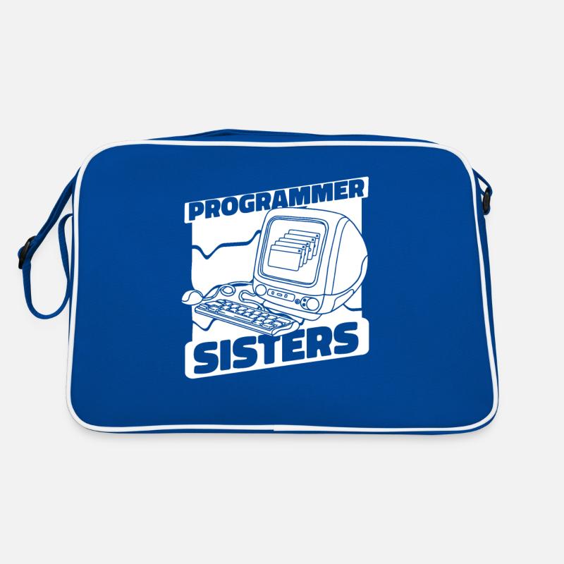 Entwickler Coder Programmierer Computer Retro Tasche