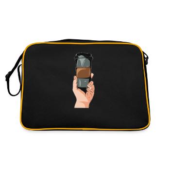 Coffee Cafe - Retro Bag - black/gold - Back