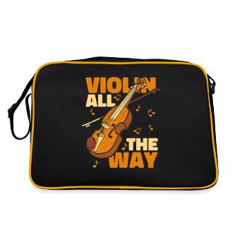 Violon Violon Drôle - Sac Retro - noir/or - Dos