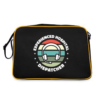 Emergency call control center operations center - Retro Bag - black/gold - Back