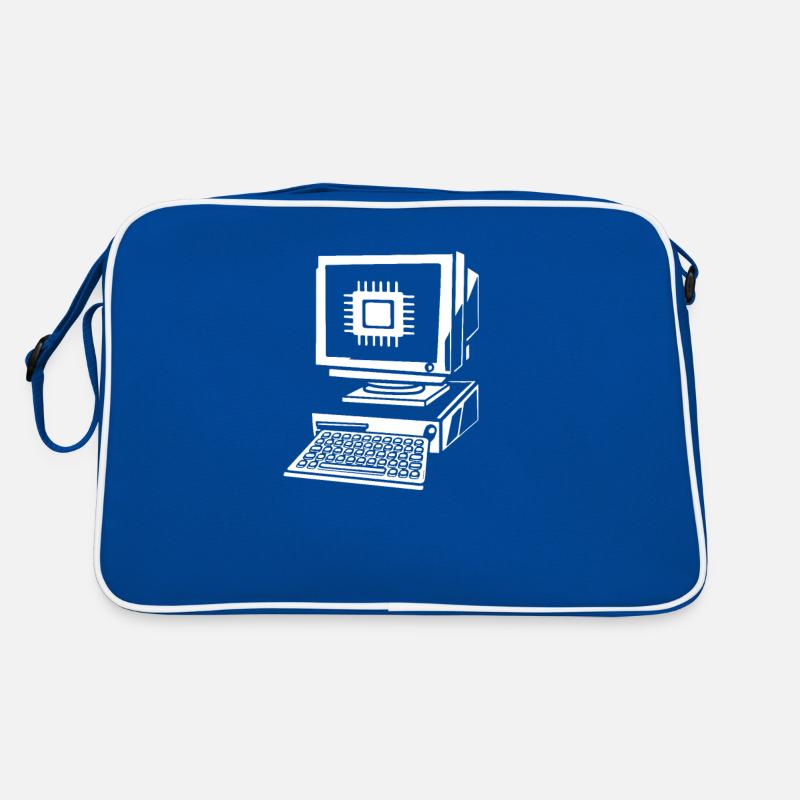 Entwickler Coder Programmierer Computer Retro Tasche