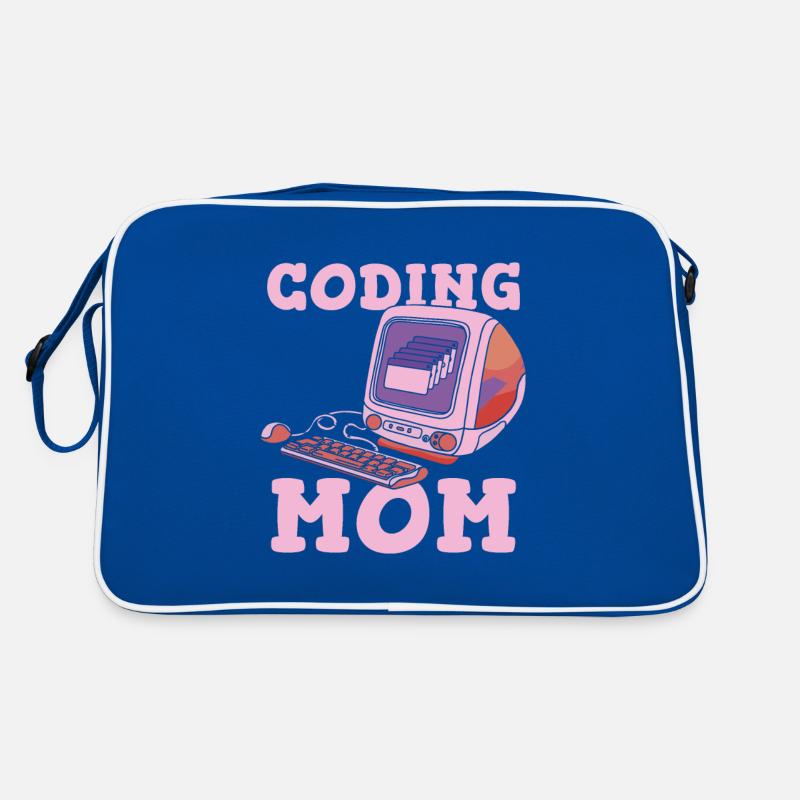 Développeur Coder Programmeur Mère Sac Retro