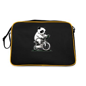 Indoor Cycling - Retro Bag - black/gold - Back