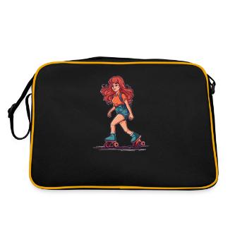 Roller Skates Roller Skating Roller Skating Girls - Retro Bag - black/gold - Back