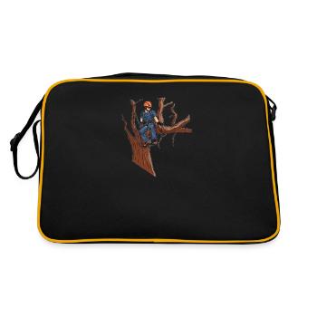 Arborist Tree Climber Arborist Tree Climbing - Retro Bag - black/gold - Back