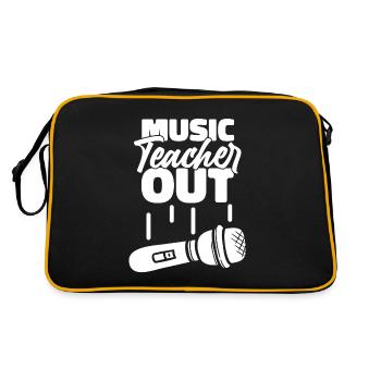Professeur de musique Professeur de musique - Sac Retro - noir/or - Dos