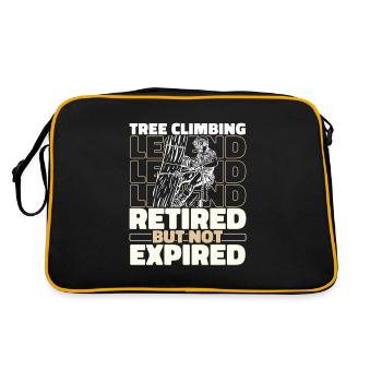 Arboriculteur Arboriculteur à la retraite - Sac Retro - noir/or - Dos