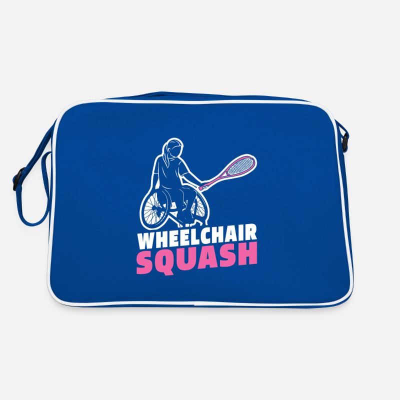 Squash Rollstuhl Retro Tasche