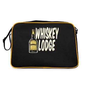 Whisky Whiskey Funny - Retro Bag - black/gold - Back