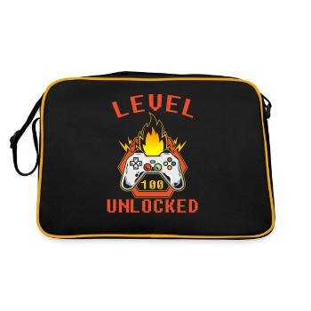 Gamer Gaming Controller - Retro Bag - black/gold - Back