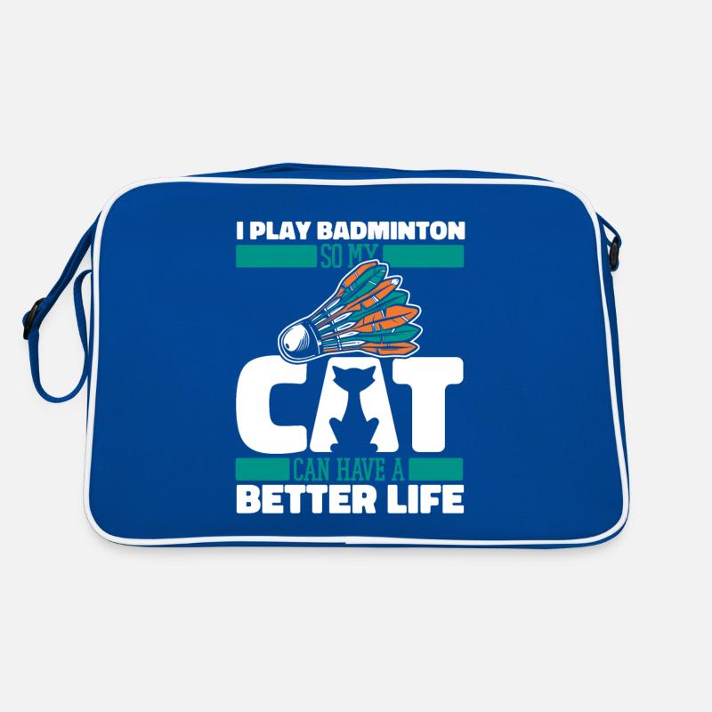 Badminton badminton chat Sac Retro