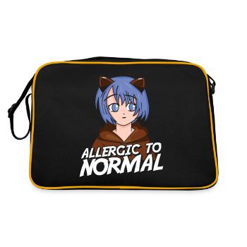 Furry Fandom Fursuits Drôle - Sac Retro - noir/or - Dos