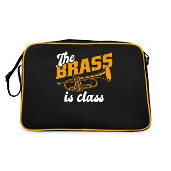 Fanfare de train de fans - Sac Retro - noir/or - Dos
