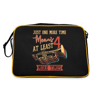 Fanfahrzug Spielmannzug Witzig - Retro Bag - black/gold - Back