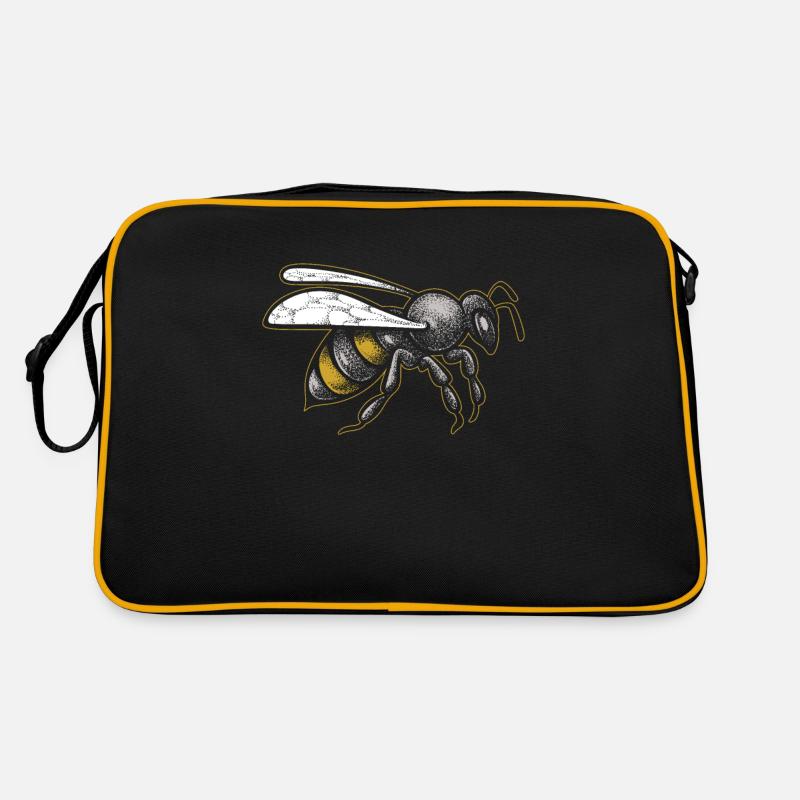 Imker Bienenzüchter Cool Beekeeper Retro Tasche