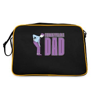Fibromyalgia Rheumatism Daddy - Retro Bag - black/gold - Back