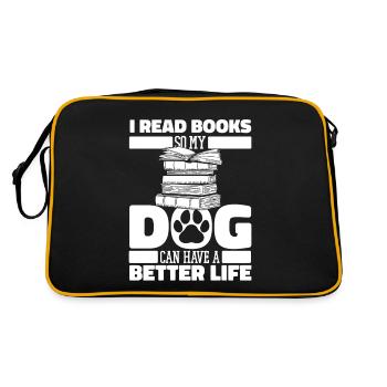 Book Bookworm Bookworm - Retro Bag - black/gold - Back