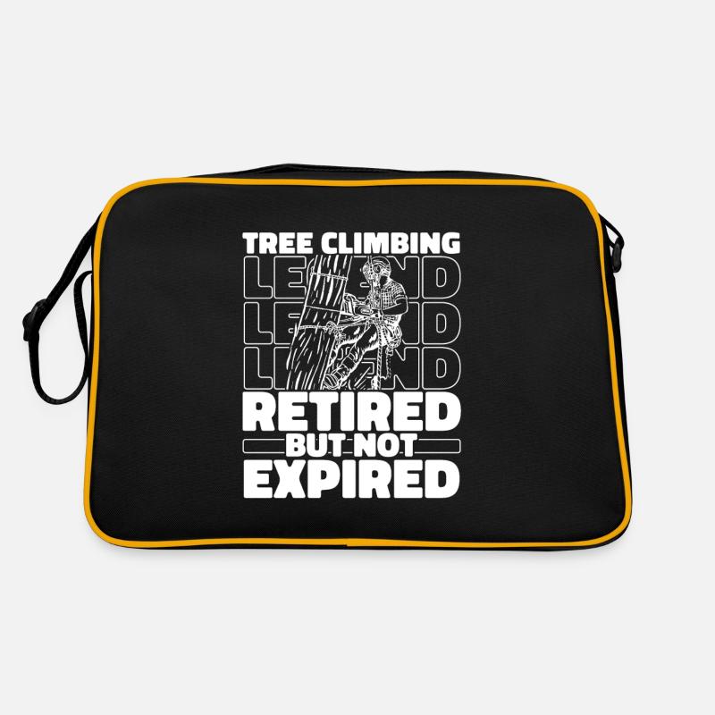 Baumpfleger Baumkletterer Arborist Im Ruhestand Retro Tasche