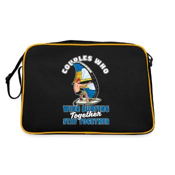 Wing Surf Wing Foil Pair - Retro Bag - black/gold - Back